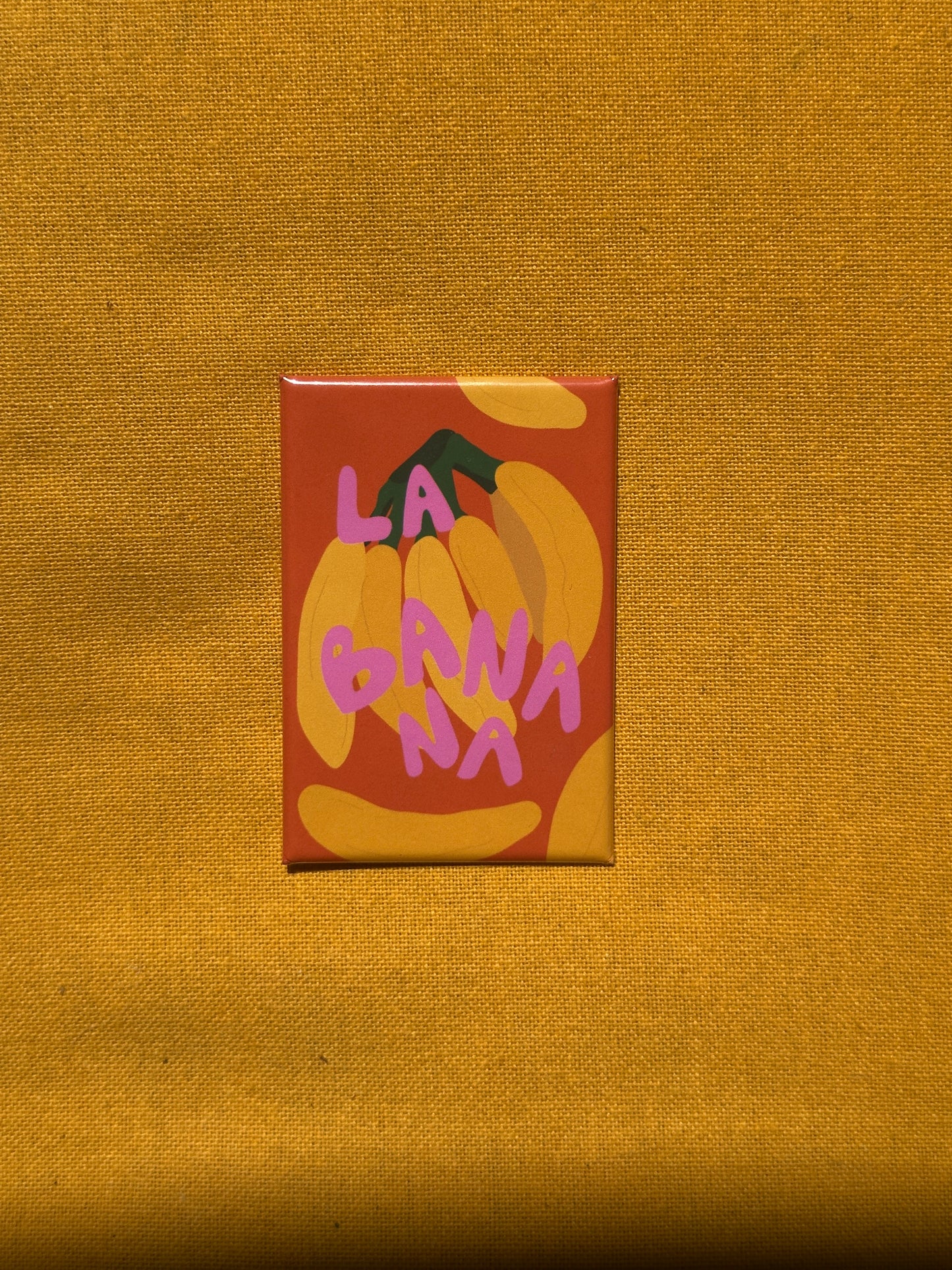 magnet reunion banana illustration fruit tropical colore