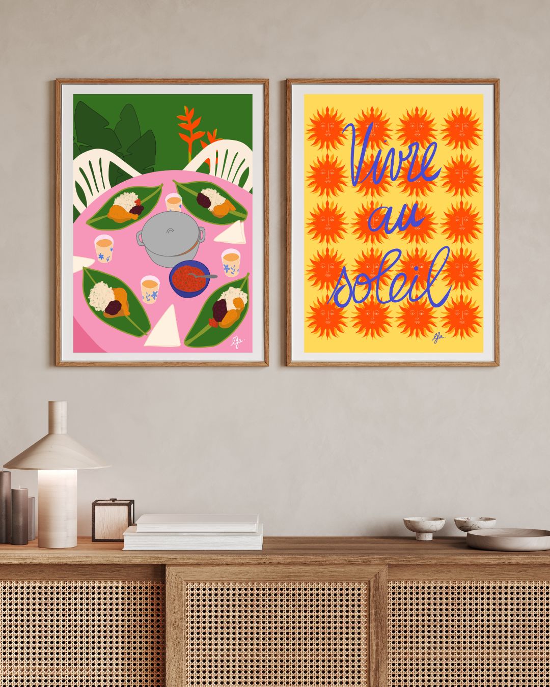 Affiche Vivre au soleil