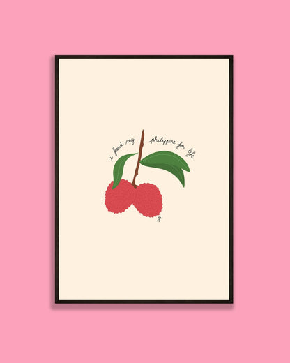 Affiche Philippine Letchis Réunion
