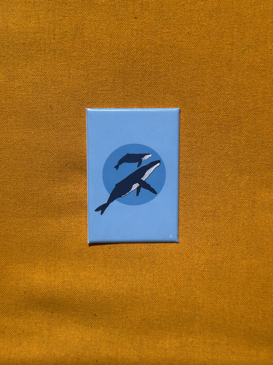 magnet reunion baleine illustration creole