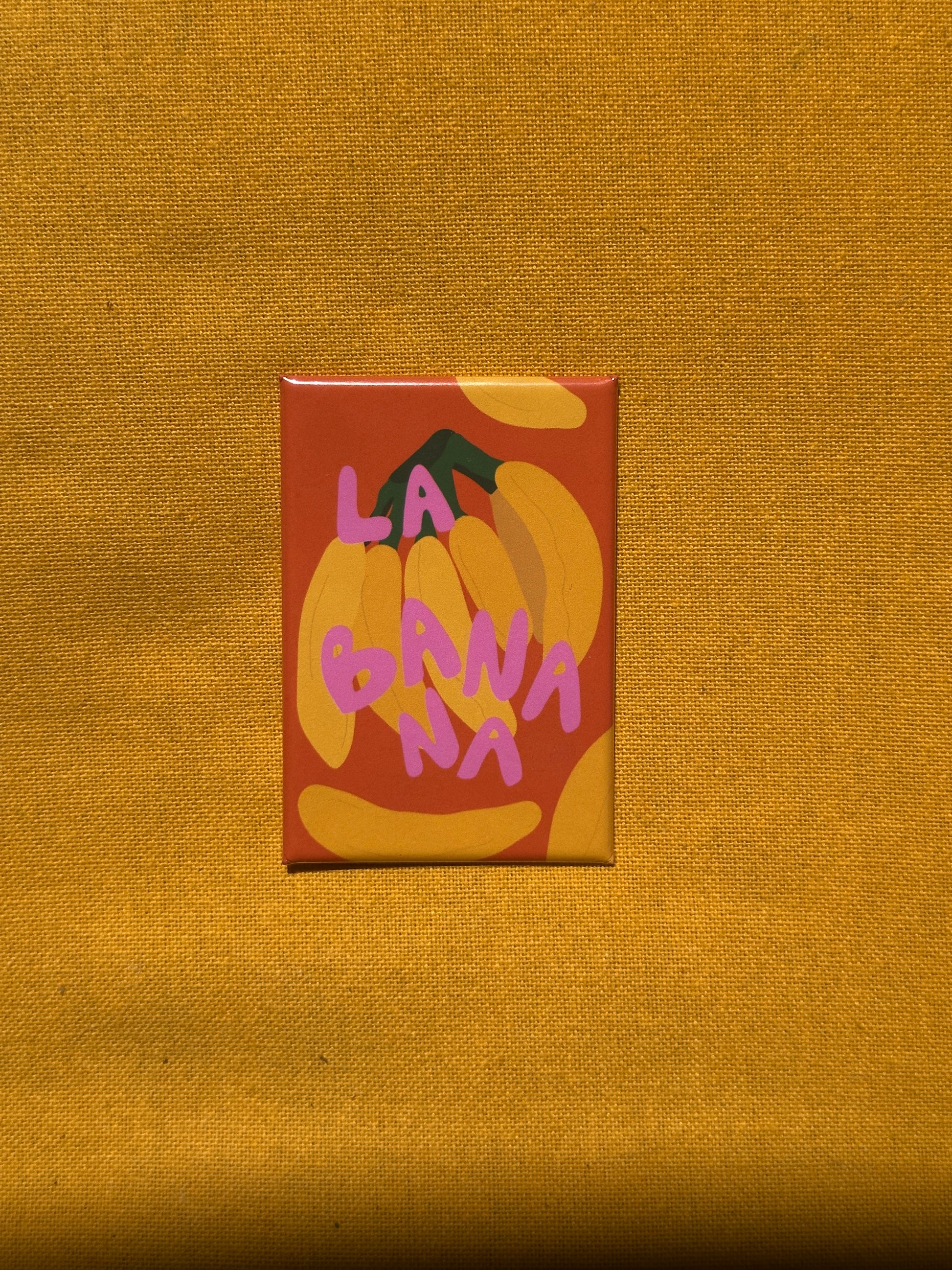 magnet reunion banana illustration fruit tropical colore