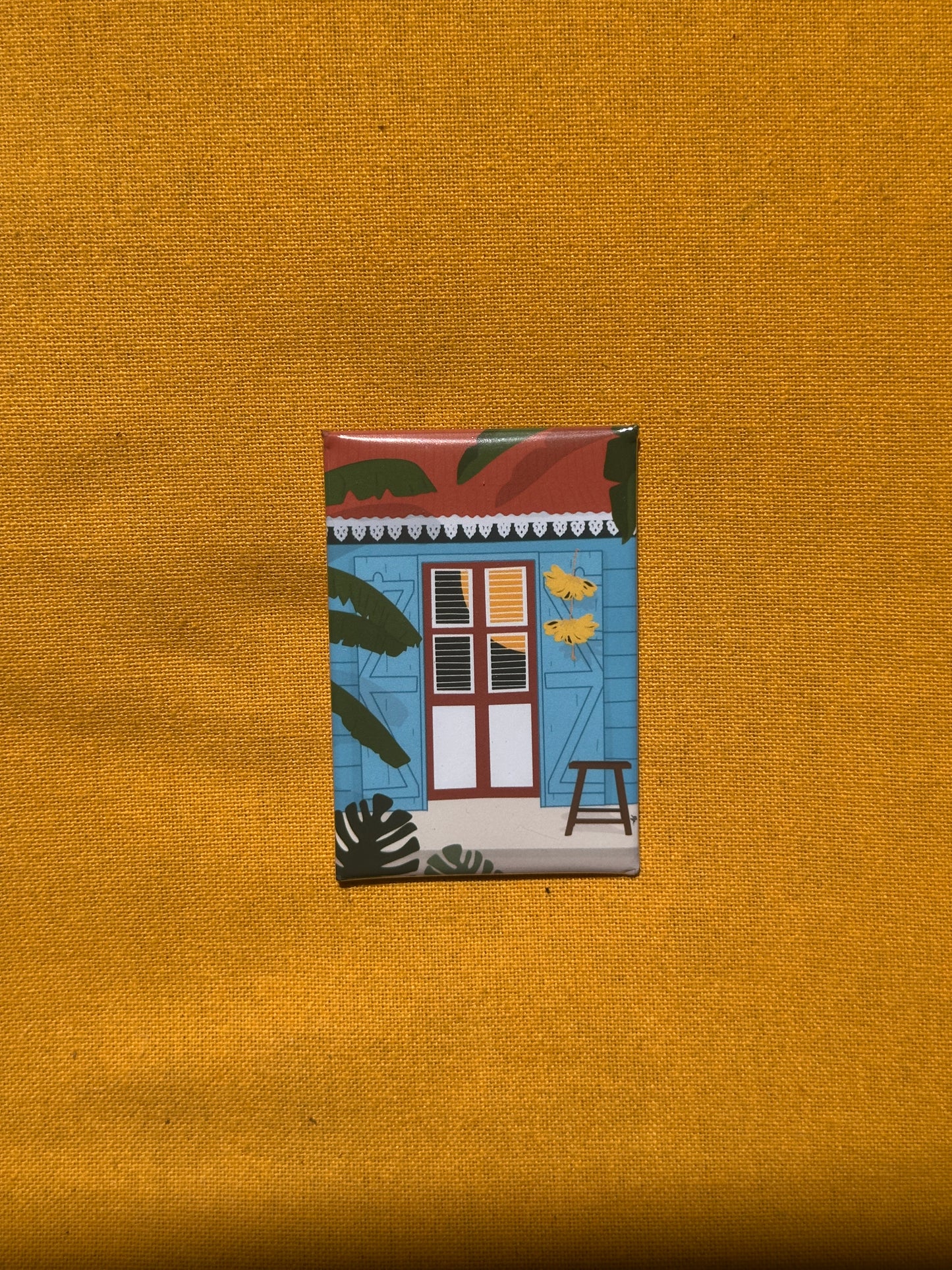 magnet reunion kaz creole coloree illustration locale