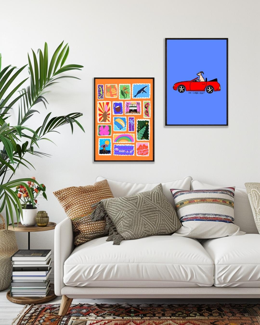 Affiche Cabri olet