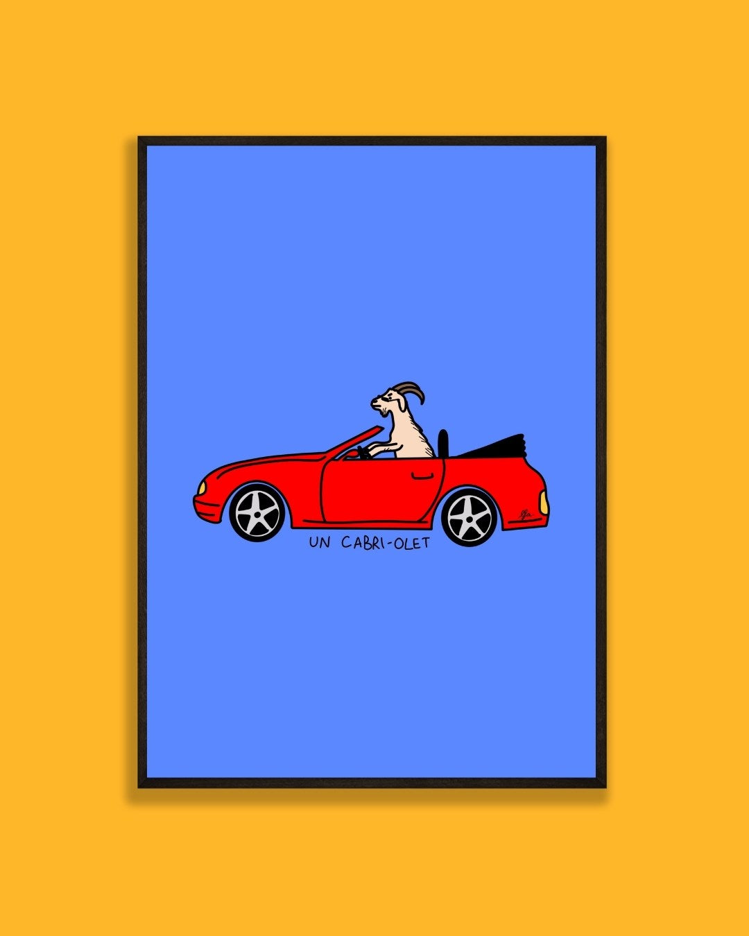 Affiche Cabri olet