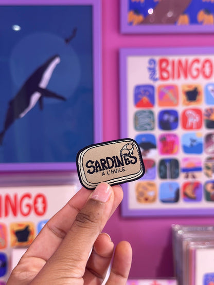 patch sardine reunion illustration locale brodee lefilariane